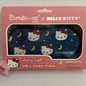 Hello Kitty x The Creme Shop beauty rest sleep mask bath makeup cosmetic new